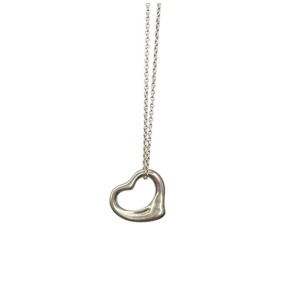 Tiffany & Co. Elsa Peretti Small Open Heart Necklace - Picture 10 of 12